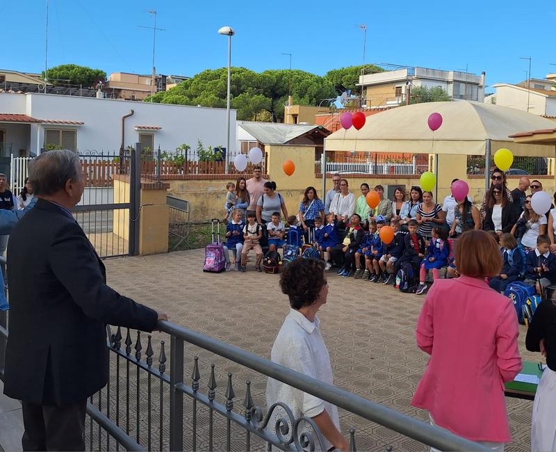 Primo giorno di scuola a Santa Marinella