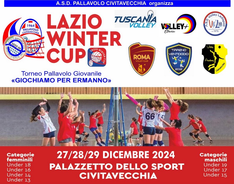 Pallavolo, Lazio Winter Cup: quest'anno si gioca per Ermanno