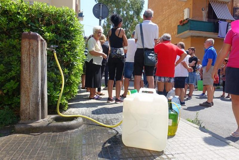 Poca acqua, tanta rabbia: la nuova estate da incubo dei civitavecchiesi